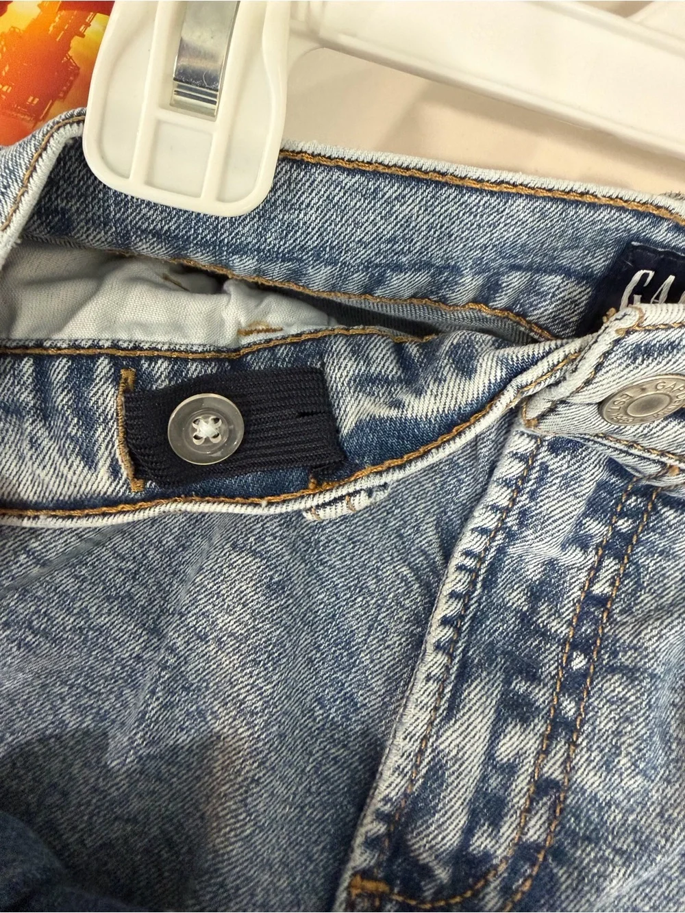 GAP Light Blue Kids Straight-Leg Jeans